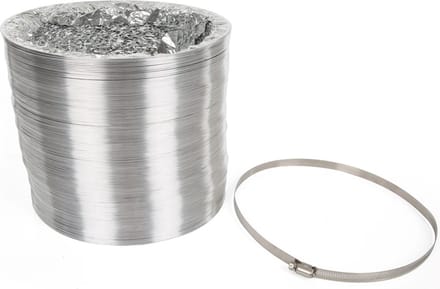 Perel FLEXIBELE ALUMINIUM BUIS - 7 m