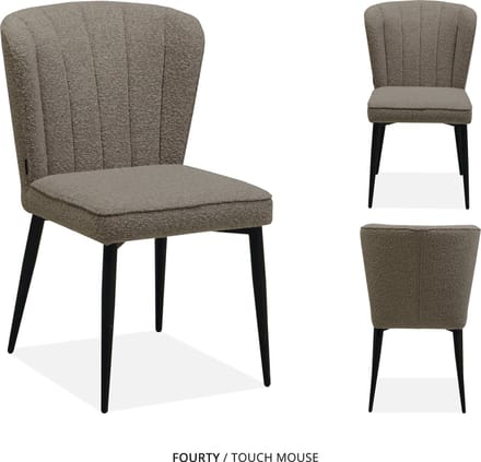 MX Sofa Eetkamer stoel Fourty | kleur: Mouse