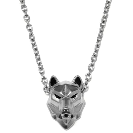 Jax Stalen Wolf-ketting