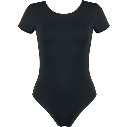 Urban Classics Ladies Stretch Jersey Body Body's zwart Katoen -