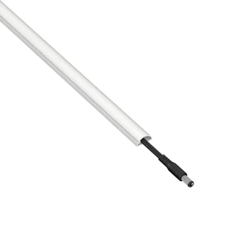 D-line Kabelgoot Halfcirkel 16x08mm 2m Wit