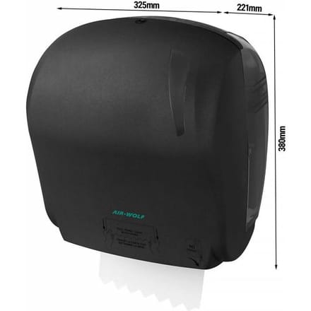 AIR-WOLF Autocut rolhanddoekdispenser - ABS kunststof - Antraciet
