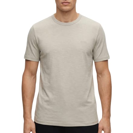 BOSS T-shirt Tegood Open Grey - Maat M - Heren - Casual T-shirts
