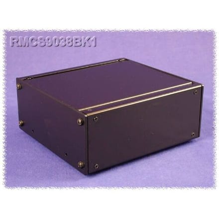 Hammond Electronics RMCS9038BK1 Universele behuizing 216 x 203 x 65 Aluminium Zwart 1 stuk(s)