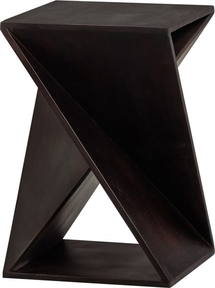 WOOOD bijzettafel Ikem - Acacia - Donkerbruin - 61x41x41 cm