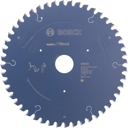 Bosch Accessories Expert for Wood 2608642496 Cirkelzaagblad 210 x 30 x 2.4 mm Aantal tanden: 48 1 stuk(s)