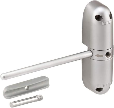 Veiligheidsveer Deursluiter - Zelfsluitende Deurveer - Deuren Sluiten - Verstelbare Spanning - 102 cm - Chroom