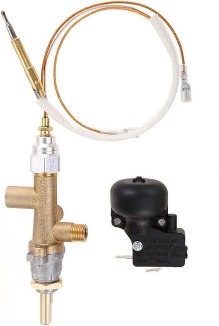 Terrasverwarmer Regelklep - Thermokoppel Sensor - Veiligheid Verhoging - Messing Constructie - 350 mm - Messing