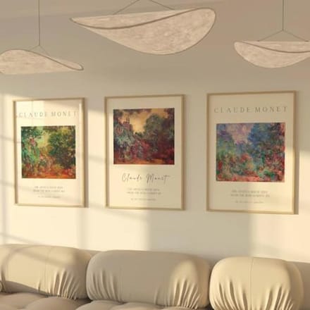 3-zijdige kunstdruk posterset DIN A3 - Stijlvolle wandposters voor moderne decoratie