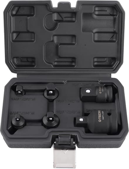 Kracht Steek- en Dopadapter Set 6 Delig Slagschroevendraaier Adapter Set