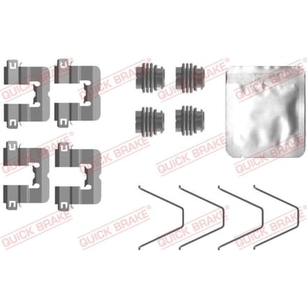 Toebehorenset, schijfremblok QUICK BRAKE 109-0114