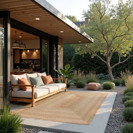Jute Buitenkleed Outdoor Breeze Naturel 140 x 200cm Mrcarpet