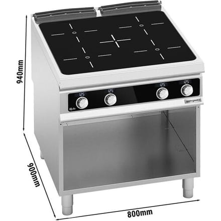 GGM Gastro Infrarotherd - 16 kW - 4 Kochfelder - Bflex Digital
