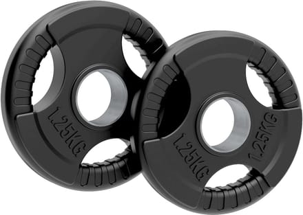 Body Revolution halterschijven - 2 x 1,25 kg - 50 mm - tri-grip ontwerp