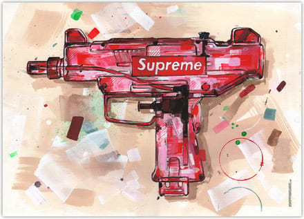 Waterpistool poster 70x50 cm