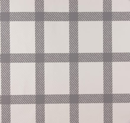 Dutch Wallcoverings Vliesbehang ruit - donkergrijs/wit