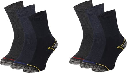Apollo wandelsokken 6 paar assorti kleuren maat 43/46