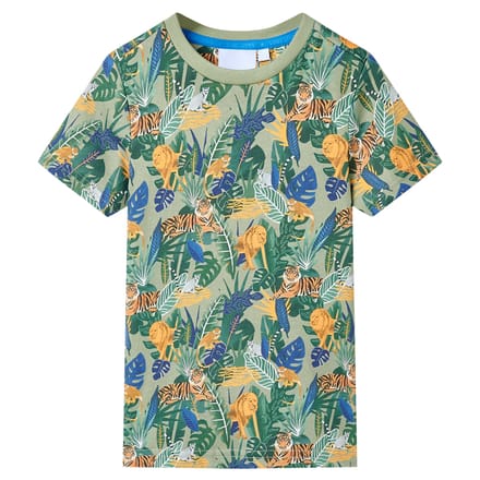 vidaXL Kindershirt met korte mouwen 140 meerkleurig