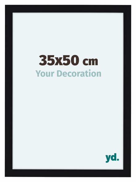 Your Decoration - Fotolijst 35x50 cm - MDF - Zwart Hoogglans - Como