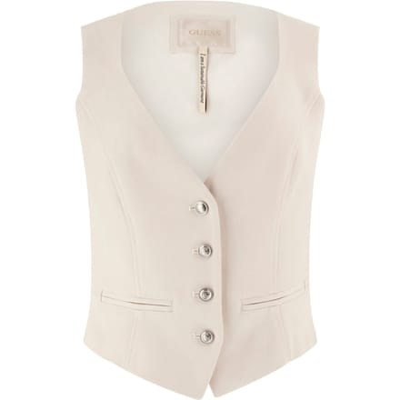 GUESS  Eco Matea Suit Vest Muted Stone Multi Größe: S | Gilets Outlet | Damen