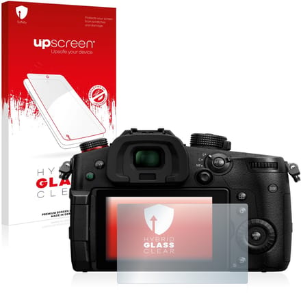 upscreen - Screenprotector voor Panasonic Lumix DC-GH5 II - Folie Beschermfolie Beschermglas transparant