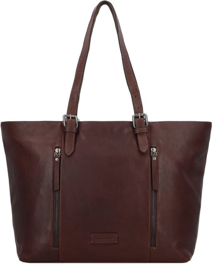 Jack Kinsky Montreal Schoudertas Leer 34 cm - Dames - mokka