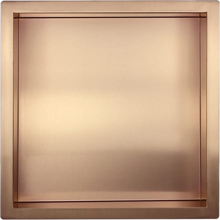 Copper RVS Inbouwnis 30x30x7cm - Inbouwnis badkamer en Douche