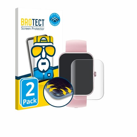 BROTECT - Screenprotector voor Ucani S80K 1.83" - Folie Beschermfolie transparant volledig dekking - 2 Stuks