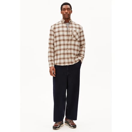 relaxed fit vrijetijdsoverhemd van puur katoen