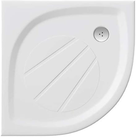 Ravak Galaxy Pro - Douchebak Elipso Pro-80, 80x80 cm, wit XA234401010