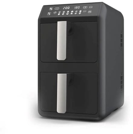 Maestro MR-761 Serie - Dubbele Heteluchtfriteuse - 2400W - 2x5L - Zwart