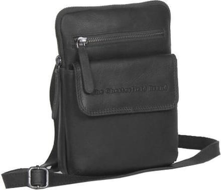The Chesterfield Brand Schoudertas Aden Shoulderbag Black Zwart