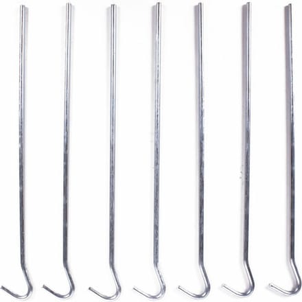 Benson Grondpen/tentharing - 14x - zilver - metaal - 22 cm - Rotspen - Spijkerharing