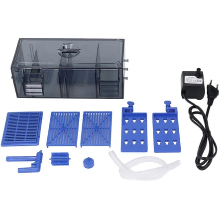 Aquariumfilter Druppelfiltersysteem Regelbare Waterstroom Gemakkelijk te Onderhouden Hangend Aquarium blue