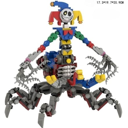 Moc Bobble Game Time 5 Joker Spidert Bouwsteen Assemblage Kleine Deeltjes Figuur Model Ornament Handgemaakt Speelgoed gray