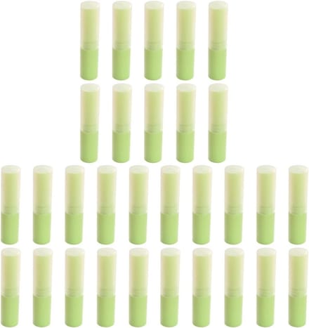30 Stuks Navulbare Opslagcontainers voor Lipbalsem - Lege Plastic Potjes voor DIY en Lipstick Caps