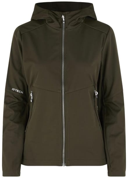 ID-Line 0837 Soft shell jacket light women OlijfgroenM