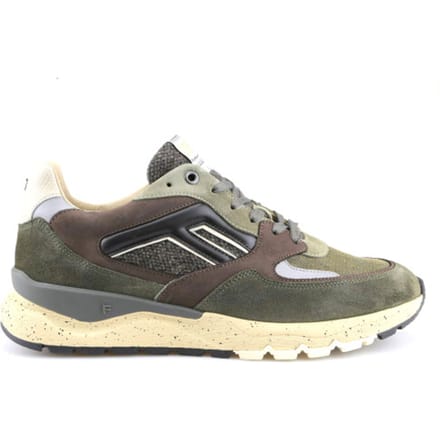 Floris Van Bommel Sfm-10154 De Treener Sneakers - Textiel - Heren - Groen - Maat 44⅔