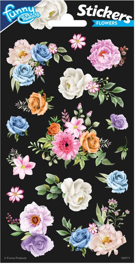 Stickervel Bloemen