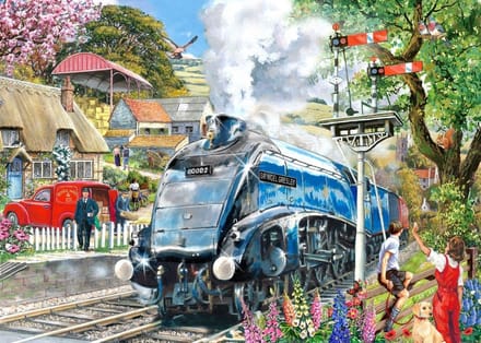 House of Puzzles legpuzzel Knight Train 500 XL stukjes multicolor.