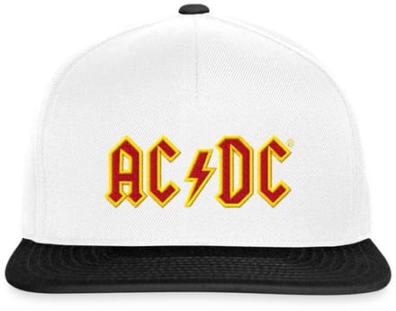 AC/DC Borst Logo In Rood En Geel Snapback cap