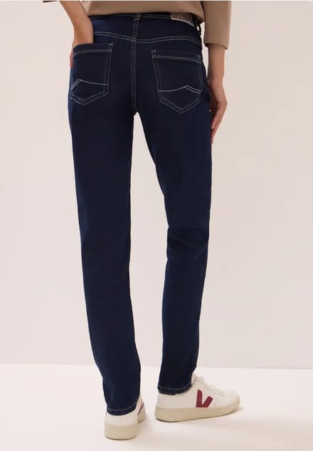 Casual fit gespoelde jeans