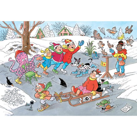 Jumbo Jan van Haasteren Junior 7 Schaatsen 240 stukjes Kinderpuzzels