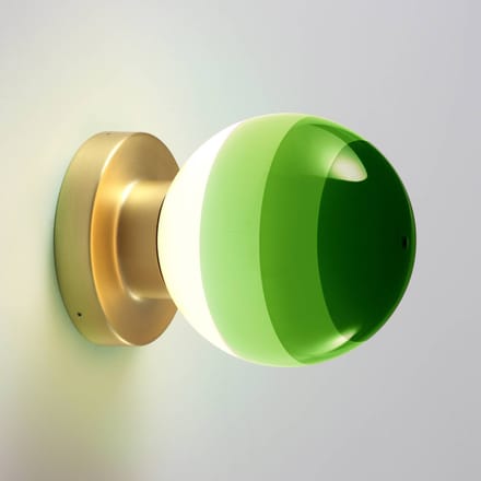 MARSET LED wandlamp Dipping Light A2, groen/goud