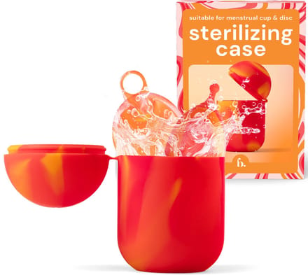 Bodyotics - Sterilisator Case voor Menstruatie Discs & Cups - Compact & Hygiënisch - Reinigingsdoos