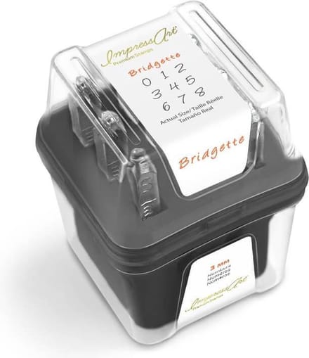 Slagcijfers Bridgette, Premium 3 mm