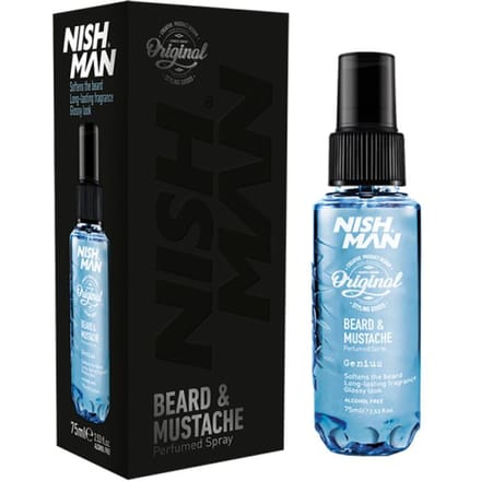 Nishman Genius Baardparfum 75 ml - Baard en Snor Geur - voor Mannen