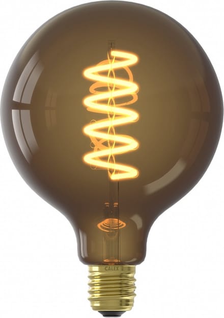 Calex LED Lamp E27, ST64, Spiraal Filament, Vintage, Warm Wit Licht, Dimbaar