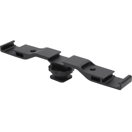 Barre d'extension Support Support Cold Shoe en Alliage d'Aluminium pour Appareil Photo Lumière d'Appoint Microphone gray