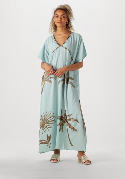 Wild Annie Dames - Jurk - Lichtblauw - Maat S